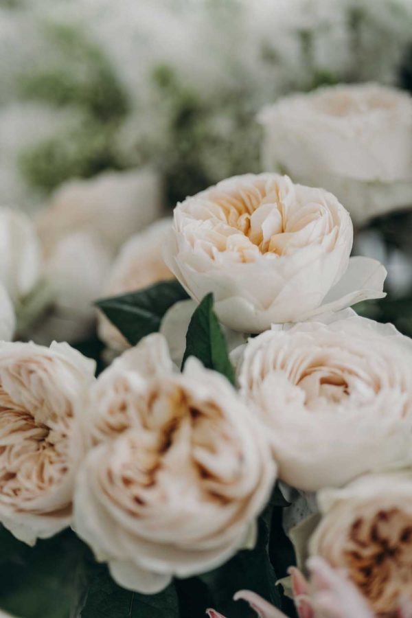 Bouquet de fleurs blanches et vertes, disponible à la livraison - Bulle, Fribourg, Gruyère